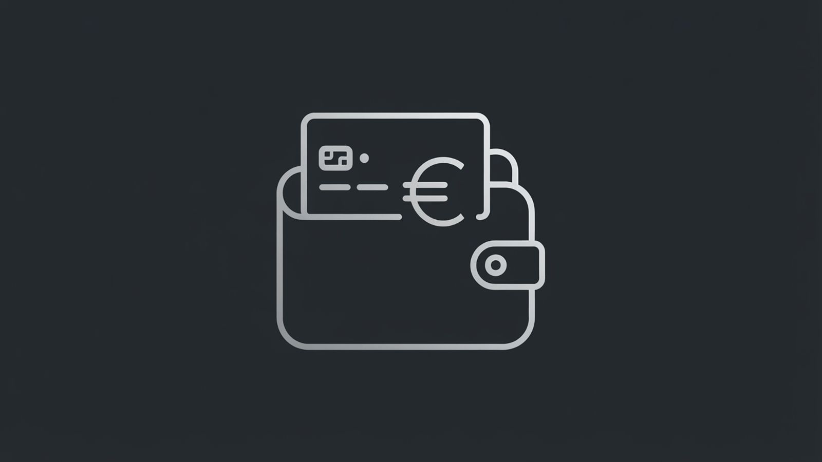 Icône de portefeuille électronique pour paiements